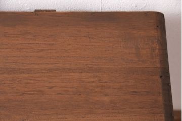 和製アンティーク　スタイリッシュに生まれ変わったレトロモダンな組子入り箪笥ローボード(時代箪笥、収納棚、戸棚)(R-047840)