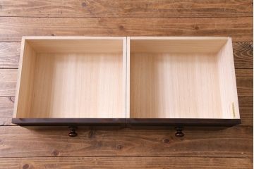 中古美品　北海道民芸家具　HM114K　スリムで上品な本箱(ブックケース、キャビネット、飾り棚)(定価約25万7千円)