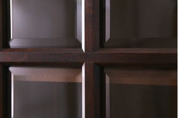 中古美品　北海道民芸家具　HM114K　スリムで上品な本箱(ブックケース、キャビネット、飾り棚)(定価約25万7千円)