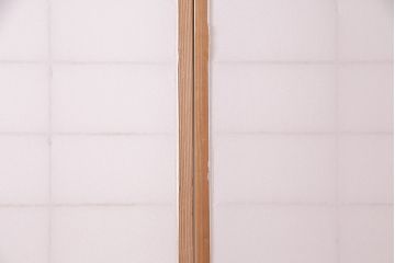 アンティーク建具　大胆な木目が魅力的な障子戸4枚セット(引き戸、建具)(R-047850)