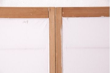 アンティーク建具　大胆な木目が魅力的な障子戸4枚セット(引き戸、建具)(R-047850)