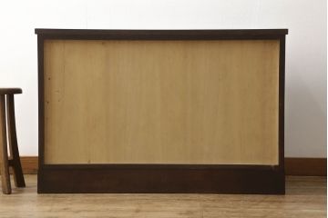 中古　国産民芸家具!品のある佇まいが魅力的な前面ケヤキ材製の整理箪笥(衣装箪笥、引き出し、チェスト)(R-047854)