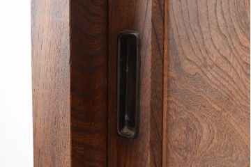 和製アンティーク　前面ケヤキ材　味のある木肌と力強い杢目が魅力的な重ね箪笥(時代箪笥、収納棚)(R-047858)