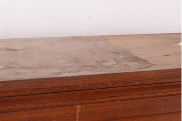 和製アンティーク　大正昭和初期　前面タモ材　ノスタルジックな雰囲気漂う上手物の重ね戸棚(収納棚、飾り棚、キャビネット)(R-047863)