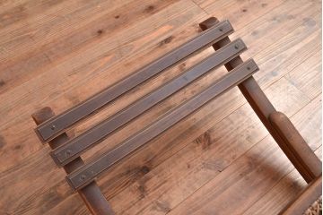 和製アンティーク　美しいシルエットが素敵なロッキングチェア(アームチェア、揺り椅子)(R-047866)