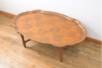 中古　DREXEL HERITAGE(ドレクセルヘリテイジ)　Cameo Classics(キャメオクラシックス)　優雅なひとときを演出するカクテルテーブル(定価約60万円)(センターテーブル)(R-047871)