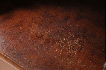中古　松本民芸家具　気品漂うシックな雰囲気が魅力のB型時計台(ホールクロック、戸棚、収納棚、陳列棚)(定価約49万6千円)(R-047875)