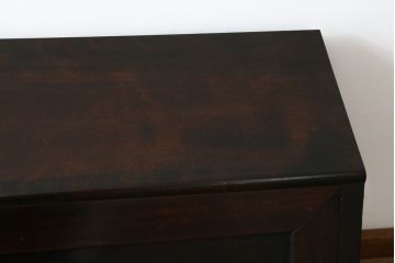中古　松本民芸家具　高山式座ビューロー　和室や和モダンなリビングに合う簿記机(ライティングビューロー、ワークデスク、在宅ワーク、在宅用)(定価約30万8千円)(R-047877)