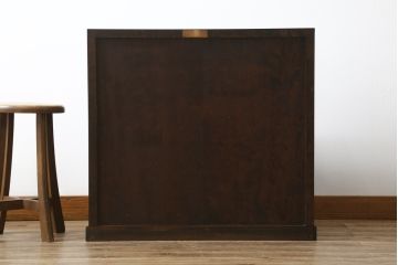 中古　松本民芸家具　高山式座ビューロー　和室や和モダンなリビングに合う簿記机(ライティングビューロー、ワークデスク、在宅ワーク、在宅用)(定価約30万8千円)(R-047877)