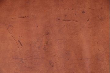 中古　海外　輸入家具　ステッチがお洒落な本革の3人掛けソファ(三人掛けソファ、トリプルソファ)(R-047883)