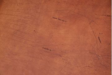 中古　海外　輸入家具　ステッチがお洒落な本革の3人掛けソファ(三人掛けソファ、トリプルソファ)(R-047883)