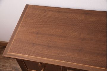 ビンテージ　IAN HENDERSON design　チーク材　イギリスから届きました!スタイリッシュな書斎に置きたくなるデスク(ワークデスク、机、在宅ワーク、在宅用)(R-047885)