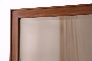 中古　DREXEL HERITAGE(ドレクセルヘリテイジ)　Triune(トライユン)シリーズ　上品なデザインが高級感を感じさせるスタンドミラー(鏡、特注品)(R-047894)