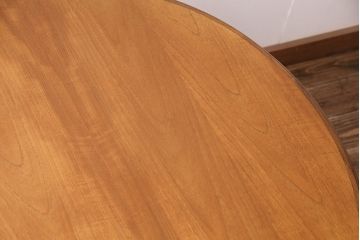 ヴィンテージ家具　G-PLAN(ジープラン) 北欧家具　チーク材　ほっこりとした優しい雰囲気を添えるオーバル型のエクステンションテーブル(ダイニングテーブル、ビンテージ)(R-047900)