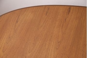 ヴィンテージ家具　G-PLAN(ジープラン) 北欧家具　チーク材　ほっこりとした優しい雰囲気を添えるオーバル型のエクステンションテーブル(ダイニングテーブル、ビンテージ)(R-047901)