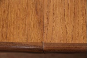 ヴィンテージ家具　G-PLAN(ジープラン) 北欧家具　チーク材　ほっこりとした優しい雰囲気を添えるオーバル型のエクステンションテーブル(ダイニングテーブル、ビンテージ)(R-047901)