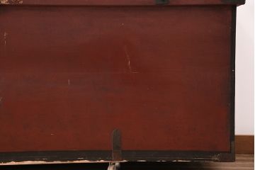 和製アンティーク　明治期　漆塗りが上品な雰囲気を高める長持(収納箱)(R-047905)