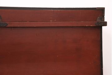 和製アンティーク　明治期　漆塗りが上品な雰囲気を高める長持(収納箱)(R-047905)