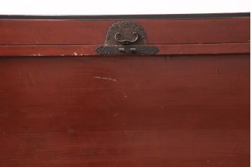 和製アンティーク　明治期　漆塗りが上品な雰囲気を高める長持(収納箱)(R-047905)