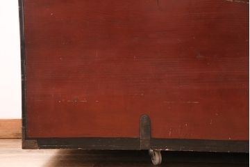 和製アンティーク　明治期　漆塗りが上品な雰囲気を高める長持(収納箱)(R-047905)