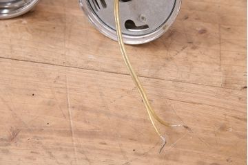 ビンテージ照明　シンプルな球体型の天井照明(ペンダントライト、吊り下げ照明)(R-047912)