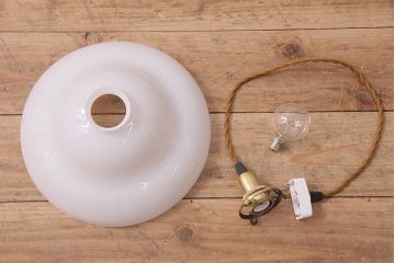 和製アンティーク　ふんわりとした柔らかい雰囲気が魅力的な天井照明(ペンダントライト、吊り下げ照明)(R-047917)