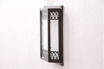 アンティーク雑貨　レトロな雰囲気たっぷりの壁掛け照明カバー(ウォールカバー)(R-047921)