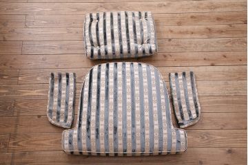 中古 優雅なひとときを演出するDREXEL HERITAGE(ドレクセルヘリテイジ)の1人掛けソファ(シングル、アームソファ、チェア)(R-047933)