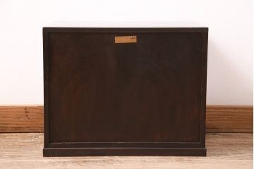 中古　シンプルで上品な佇まいが魅力的な松本民芸家具の小引き出し(小抽斗、チェスト)(R-047936)