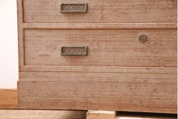 中古　大人の上品さ漂う伝統工芸品の加茂総桐箪笥(総桐たんす、加茂箪笥、衣装箪笥、引き出し)(R-047941)