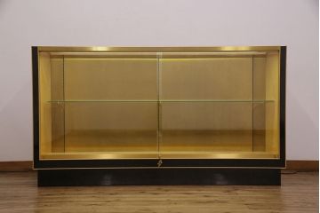 中古　バーズアイが見られる、高級感あふれるショーケース(ガラスケース、陳列棚)(定価80万円)(R-047962)