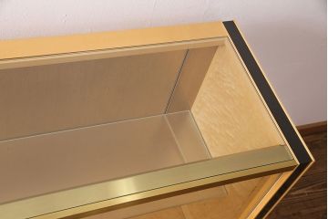 中古　バーズアイが見られる、高級感あふれるショーケース(ガラスケース、陳列棚)(定価80万円)(R-047962)
