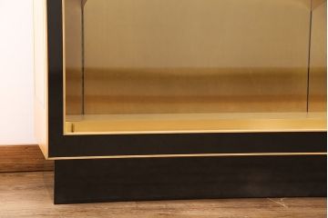 中古　バーズアイが見られる、高級感あふれるショーケース(ガラスケース、陳列棚)(定価80万円)(R-047962)