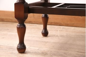 昭和レトロ　カリモクのビンテージ品!大理石調の天板が目を引くセンターテーブル(コーヒーテーブル、リビングテーブル)(R-047973)