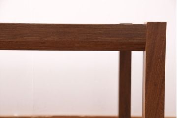北欧ヴィンテージ　デンマーク製　TRANEKAER DENMARK(トラネケア社)　Rolf Middelboe(ロルフ・ミドルボー)　ローズウッド材　アート作品のように美しいパーケット天板のセンターテーブル(ローテーブル、寄木細工、ビンテージ)(R-047974)