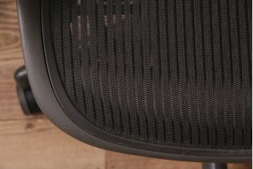 中古　Hermanmiller(ハーマンミラー社)　Bサイズ　ランバーサポート　アーロンチェア(オフィスチェア、椅子、イス)(R-047979)