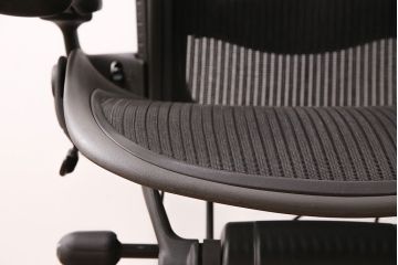 中古　Hermanmiller(ハーマンミラー社)　Bサイズ　ランバーサポート　アーロンチェア(オフィスチェア、椅子、イス)(R-047979)
