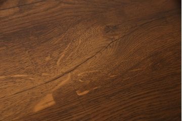 イギリスアンティーク　オーク材　クラシカルなデザインと重厚感のある佇まいが魅力的なダイニングテーブル(リフェクトリーテーブル、6人掛け)(R-047991)