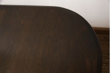 イギリスアンティーク　オーク材　引き出し付きが便利なバタフライテーブル(エクステンションテーブル、ダイニングテーブル)(R-047992)