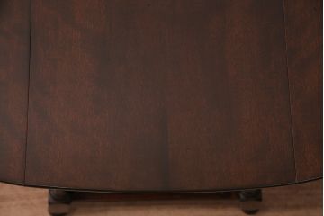 中古　松本民芸家具　#83型　クラシカルな佇まいが上品なバタフライ卓(定価約12万5千円)(バタフライテーブル、エクステンションテーブル、ドロップリーフテーブル)(R-048012)