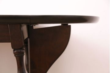 中古　松本民芸家具　#83型　クラシカルな佇まいが上品なバタフライ卓(定価約12万5千円)(バタフライテーブル、エクステンションテーブル、ドロップリーフテーブル)(R-048012)