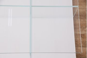 中古　Cassina(カッシーナ)　269MEX　メックスローテーブル　スクエアタイプ(定価約21万円)(ガラステーブル)(R-048017)