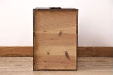 和製アンティーク　ヒノキ材　使い込まれた味わいが魅力の古い小引き出し(小物収納)(R-048018)