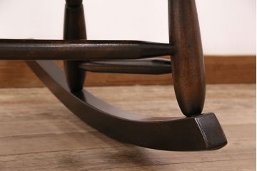 中古　希少　絶版品　松本民芸家具　やすらぎのひとときにおすすめなG型ロッキングチェア(定価約47万円)(椅子、揺り椅子、アームチェア)(R-048020)