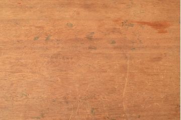昭和レトロ　総無垢材でつくられたシンプルなデザインの作業台(ダイニングテーブル)(R-048044)