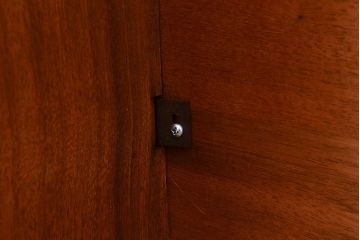 昭和レトロ　総無垢材でつくられたシンプルなデザインの作業台(ダイニングテーブル)(R-048044)