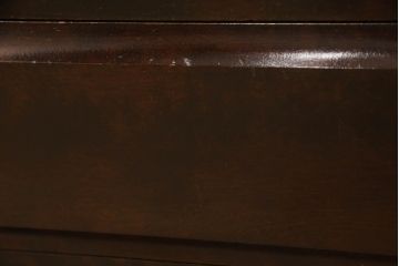 中古　北海道民芸家具　和・洋どちらの空間にも馴染みやすいシックなワードローブ(チェスト、衣装タンス)(R-048046)