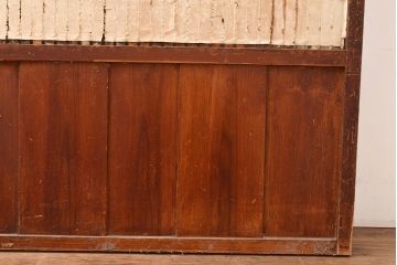 アンティーク建具　和モダンな空間づくりにおすすめの格子戸2枚セット(障子戸、引き戸、建具)(R-048054)