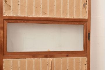 アンティーク建具　和レトロな雰囲気漂う障子戸2枚セット(引き戸、建具)(R-048059)