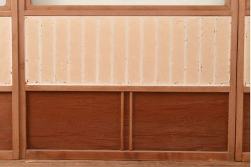 アンティーク建具　凛とした和の美しさ漂う障子戸4枚セット(引き戸、建具)(R-048060)